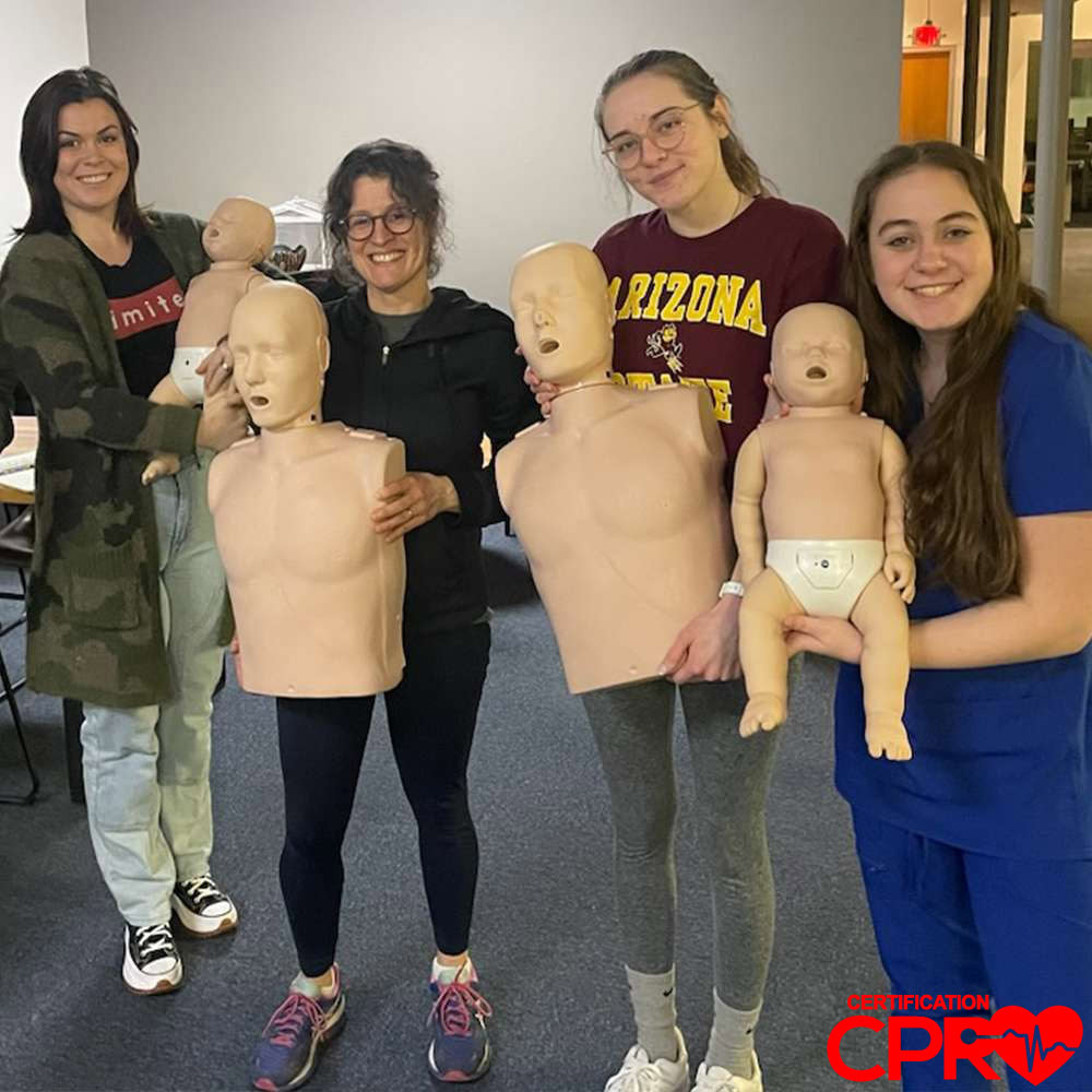 CPR certification training with mannequins in Tampa, Florida. Learn life-saving skills in a hands-.